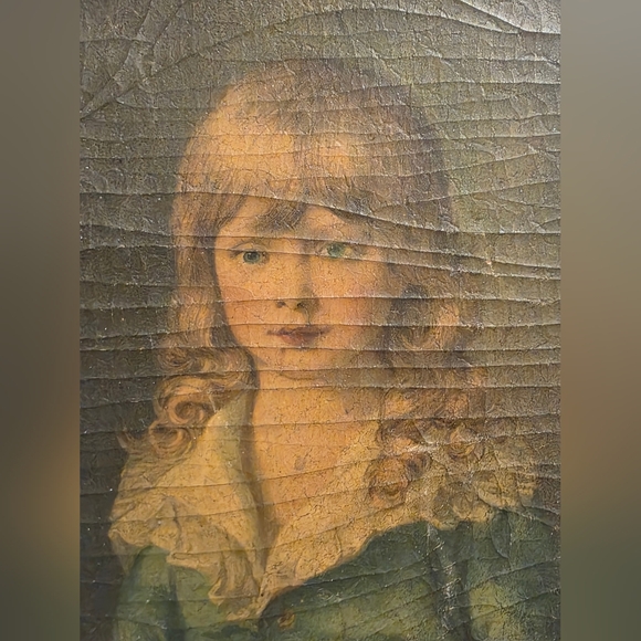 Vintage Gold Framed Portrait Art Prince Octavius of BRITAIN KING GEORGE III Son - Picture 2 of 13